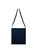 Shopper met lange hengsels in vele kleuren Marine Blauw - afb. 1