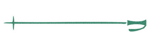 Ski stok Glitter Emerald Glitter 427 - afb. 1
