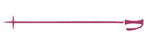 Ski stok Glitter Pink Glitter 457 - afb. 1