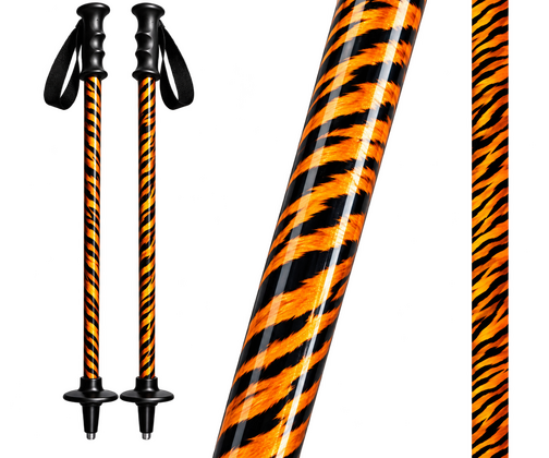 Skistokken wrap Luipaard print - afb. 1