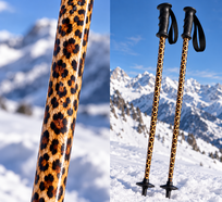 Skistokken wrap Tijgerprint