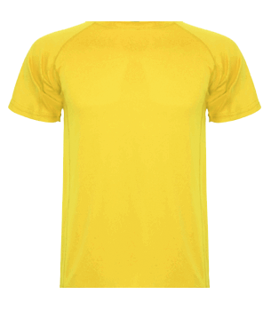 Sportshirt Kids Geel - afb. 1