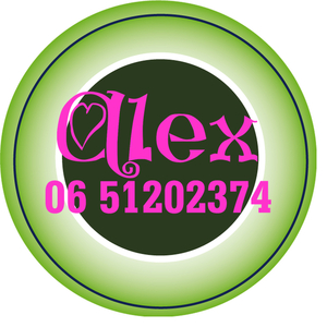 Sticker Groen 4 cm Rond Flex Magenta - afb. 1