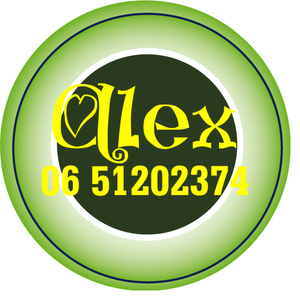 Sticker Groen 4 cm Rond Flex Licht Geel - afb. 1