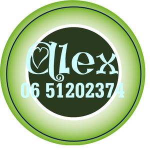 Sticker Groen 4 cm Rond Flex Baby Blauw - afb. 1