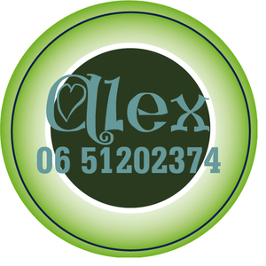 Sticker Groen 4 cm Rond Flex Turquoise - afb. 1