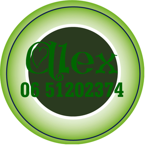 Sticker Groen 4 cm Rond Flex Midden Groen - afb. 1