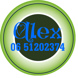 Sticker Groen 4 cm Rond Flex Licht Blauw - afb. 1