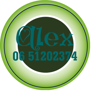 Sticker Groen 4 cm Rond Flex Petrol - afb. 1