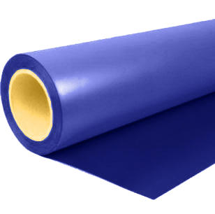 Stretch Flex per strekkende meter Zwart Koningsblauw - afb. 1
