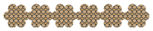 Strijkslinger Bloem Design Slang - afb. 1