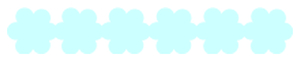 Strijkslinger Bloem Flex Baby Blauw - afb. 1