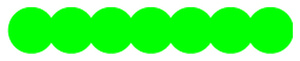 Strijkslinger Bol Flex Neon Groen - afb. 1