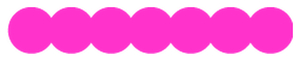 Strijkslinger Bol Flex Magenta - afb. 1