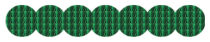 Strijkslinger Bol Holografische Groen - afb. 1