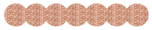 Strijkslinger Bol Glitter Light Rose Gold - afb. 1