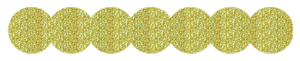 Strijkslinger Bol Glitter Coronado Gold - afb. 1