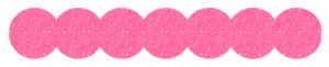Strijkslinger Bol Glitter Neon roze Glitter - afb. 1