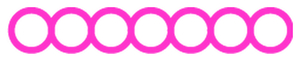 Strijkslinger Bol Hol Flex Magenta - afb. 1