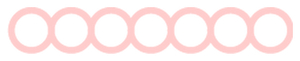 Strijkslinger Bol Hol Flock Zacht Roze - afb. 1