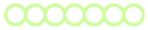 Strijkslinger Bol Hol Glow in the dark Glow in the Dark - afb. 1