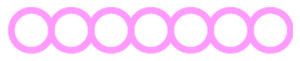 Strijkslinger Bol Hol Flex Neon Roze - afb. 1