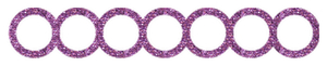 Strijkslinger Bol Hol Glitter Orchid - afb. 1