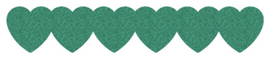 Strijkslinger Hart Glitter Emerald Glitter 427 - afb. 1
