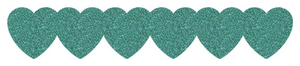Strijkslinger Hart Glitter Jade Glitter 482 - afb. 1