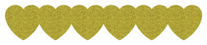 Strijkslinger Hart Glitter Gold Glitter 451 - afb. 1