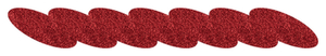Strijkslinger Ketting Glitter Rood - afb. 1