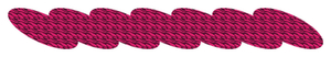 Strijkslinger Ketting Design Zebra Roze - afb. 1
