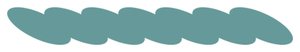 Strijkslinger Ketting Flex Turquoise - afb. 1