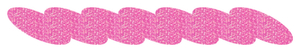 Strijkslinger Ketting Glitter Holo Pink - afb. 1