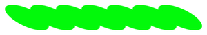 Strijkslinger Ketting Glow in the Dark Groen - afb. 1