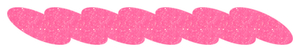 Strijkslinger Ketting Glitter Neon roze Glitter - afb. 1