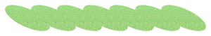 Strijkslinger Ketting Glitter Neon Groen Glitter - afb. 1