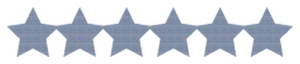Strijkslinger Ster Design Jeans - afb. 1