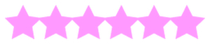 Strijkslinger Ster Flex Neon Roze - afb. 1