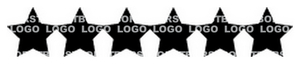Strijkslinger Ster Flex BORSTLOGO - afb. 1