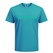 T-shirt heren incl. opdruk borst Flex Aquagroen - afb. 1