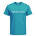 T-shirt heren incl. opdruk borst Flex Pastel Roze - afb. 1