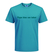 T-shirt heren incl. opdruk borst Flex Petrol - afb. 1