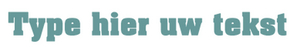 T-shirt heren incl. opdruk borst Flex Turquoise - afb. 2
