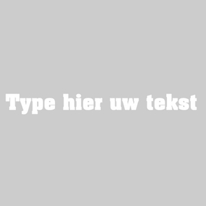 T-shirt heren incl. opdruk borst Flex Wit - afb. 2