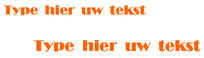 Test971 Flex Oranje