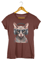 Textiel transfer A3  Naaktkat 2