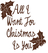 Vel Strijkletters All I Want For Christmas Glitter Brons - afb. 2