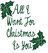 Vel Strijkletters All I Want For Christmas Glitter Groen - afb. 2
