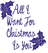 Vel Strijkletters All I Want For Christmas Glitter Paars - afb. 2